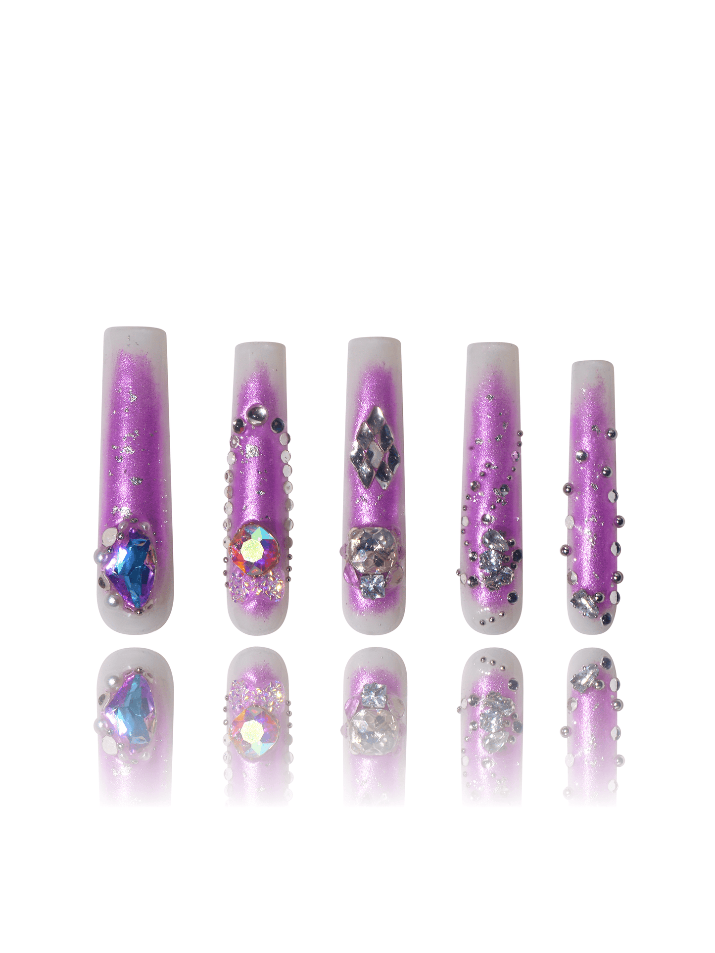Amethyst Love Nails