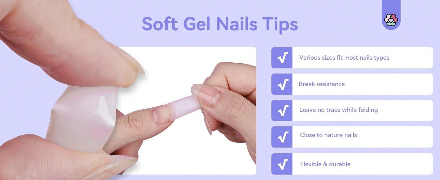 Acrylic Nail Tips With Glue: Half Cover False Nail Tips 10 Sizes For Acrylic Nails Professional French Tips And Acrylic Nail Brush 8/10/14 Fast-Dry Nail Glue & Acrylic Nail Stater Kit Natural