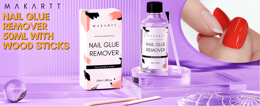 50ML Nail Glue Remover, Debonder, Nail Tips Fake Nail Adhessive Remover Without Acetone For Acrylic Nails Press On Nails, Can't Remove Gel Nail Polish As Nail Charm Gifts