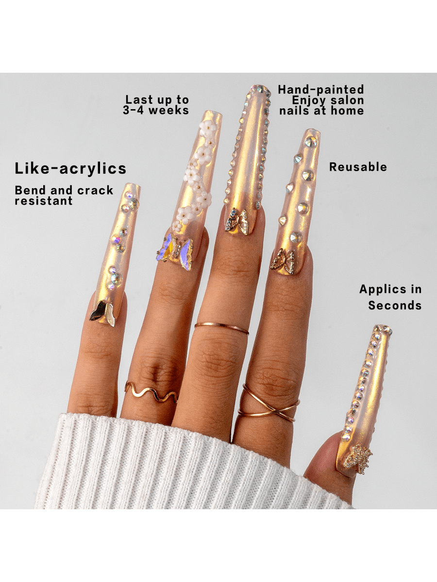 Pearl Romance Nails