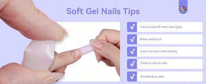 Acrylic Nail Tips With Glue: Half Cover False Nail Tips 10 Sizes For Acrylic Nails Professional French Tips And Acrylic Nail Brush 8/10/14 Fast-Dry Nail Glue & Acrylic Nail Stater Kit Natural