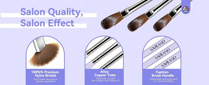 Acrylic Nail Tips With Glue: Half Cover False Nail Tips 10 Sizes For Acrylic Nails Professional French Tips And Acrylic Nail Brush 8/10/14 Fast-Dry Nail Glue & Acrylic Nail Stater Kit Natural