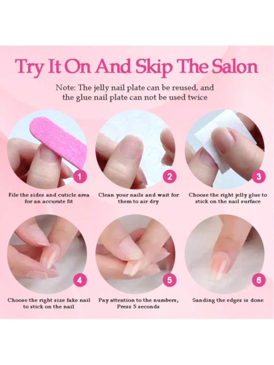 GGddsha 2025 100% Handmade Nails Long And Reusable PMMA Acrylic Press On Nails  With Beautiful Graphic Almond Nail Reusable Full Coverage Fake Nails Handmade Nails Ladies Fake Nail Set