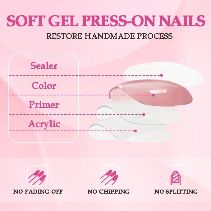 GGddsha 2025 100% Handmade Nails Long And Reusable PMMA Acrylic Press On Nails  With Beautiful Graphic Almond Nail Reusable Full Coverage Fake Nails Handmade Nails Ladies Fake Nail Set